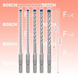 Bosch Professional Expert SDS plus-7X SET 5-teilig