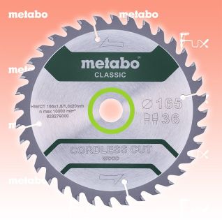 Metabo Kreissägeblatt 165 mm classic