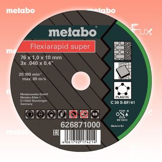 Metabo Trennscheibe Stein 76 mm