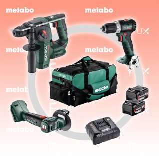 Metabo Combo Set 3.1.1 18 Volt Akku Maschinen im Set