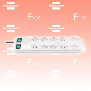 Brennenstuhl Primera-Line Steckdosenleiste 10-fach weiß 2m