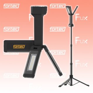 fortec FT30029 flexibler LED-Akku-Arbeitsscheinwerfer