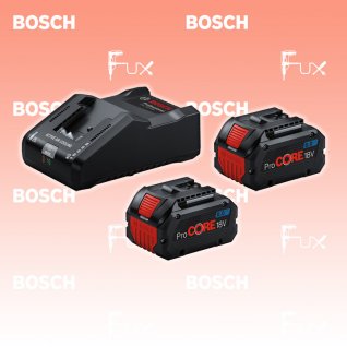 Bosch Professional Starter-Set 2 x ProCORE18V 8.0Ah + GAL 18V-160