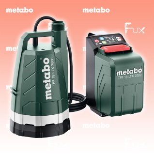 Metabo TPF 18 LTX 7000 Akku Tauch- und Regenfasspumpe
