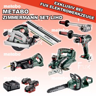 Metabo Zimmermann SET 3 LiHD