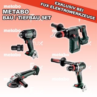 Metabo  Bau / Tiefbau Set 7 SOLO