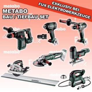 Metabo  Bau / Tiefbau Set 9 SOLO